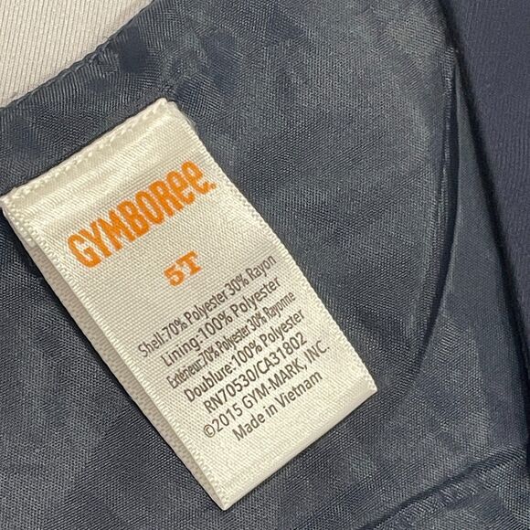 ~ Gymboree 5T Boys Vest Navy Blue Lined 3 Button Up - Picture 10 of 10